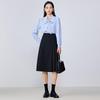 Troloman Damen asymmetrischer A-Linien-Midirock