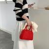 New Portable Bowling Bag Hand Carry Suede Bag Simple Versatile Single Shoulder Messenger Bag Women