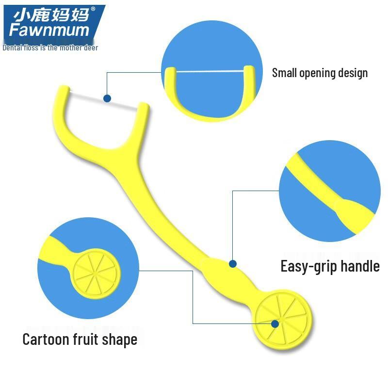 Xiao Lu Mama Children's Dental Floss Picks
