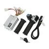 36V 1000W Motor Brushed Speed Controller with Locking Battery Display Throttle Twist Grip for Mini Bike