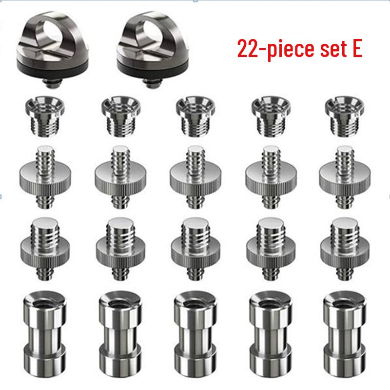 1/4 to 3/8 Hot Shoe Camera Tripod Screw Set