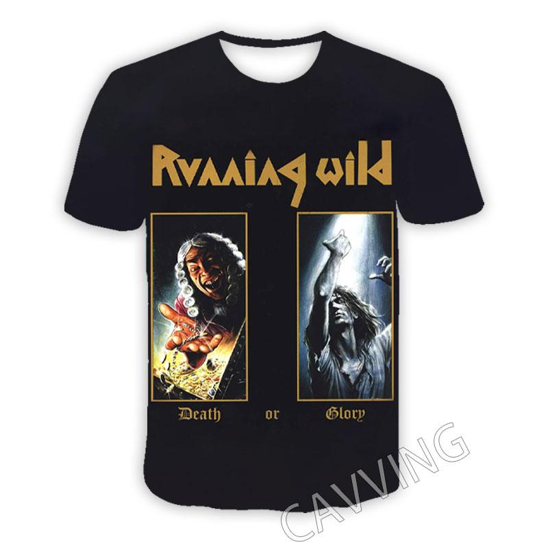 New Fashion Women/Men's 3D Print Running Wild Rock Casual T-shirts Hip Hop Tshirts Harajuku Styles Tops Clothing