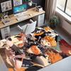 Haikyu Pattern Rug, Indoor/Outdoor Mat, for Picnic, Gameroom, Bedroom, Office, Living Room, Home Decor Carpet, Birthday Gift