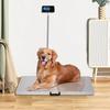 Digital Pet Livestock Scale 440lb Capacity Stainless Steel Platform for Shipping Vet Use
