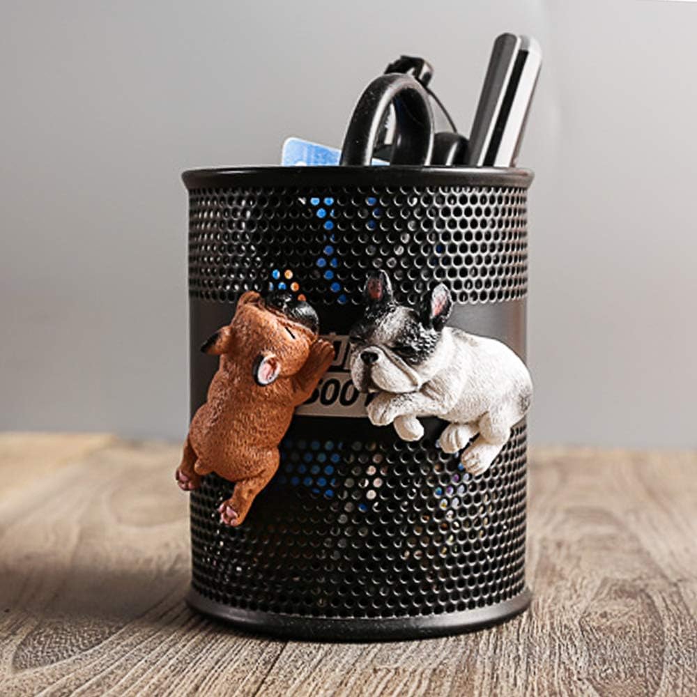 4PCS/Set 3D Refrigerator Magnetic French Sleeping Bulldog Fridge Magnets Kitchen Toy Decor Fridge Ornament