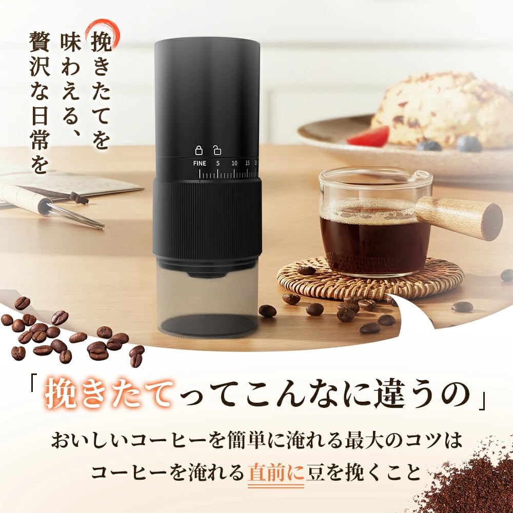 Cordless Electric Coffee Grinder Innovative Stainless Steel 39 Grind Size Coffee Cafe Electric Coffee Adjustable Coffee Automatic Burr Conical Coffee