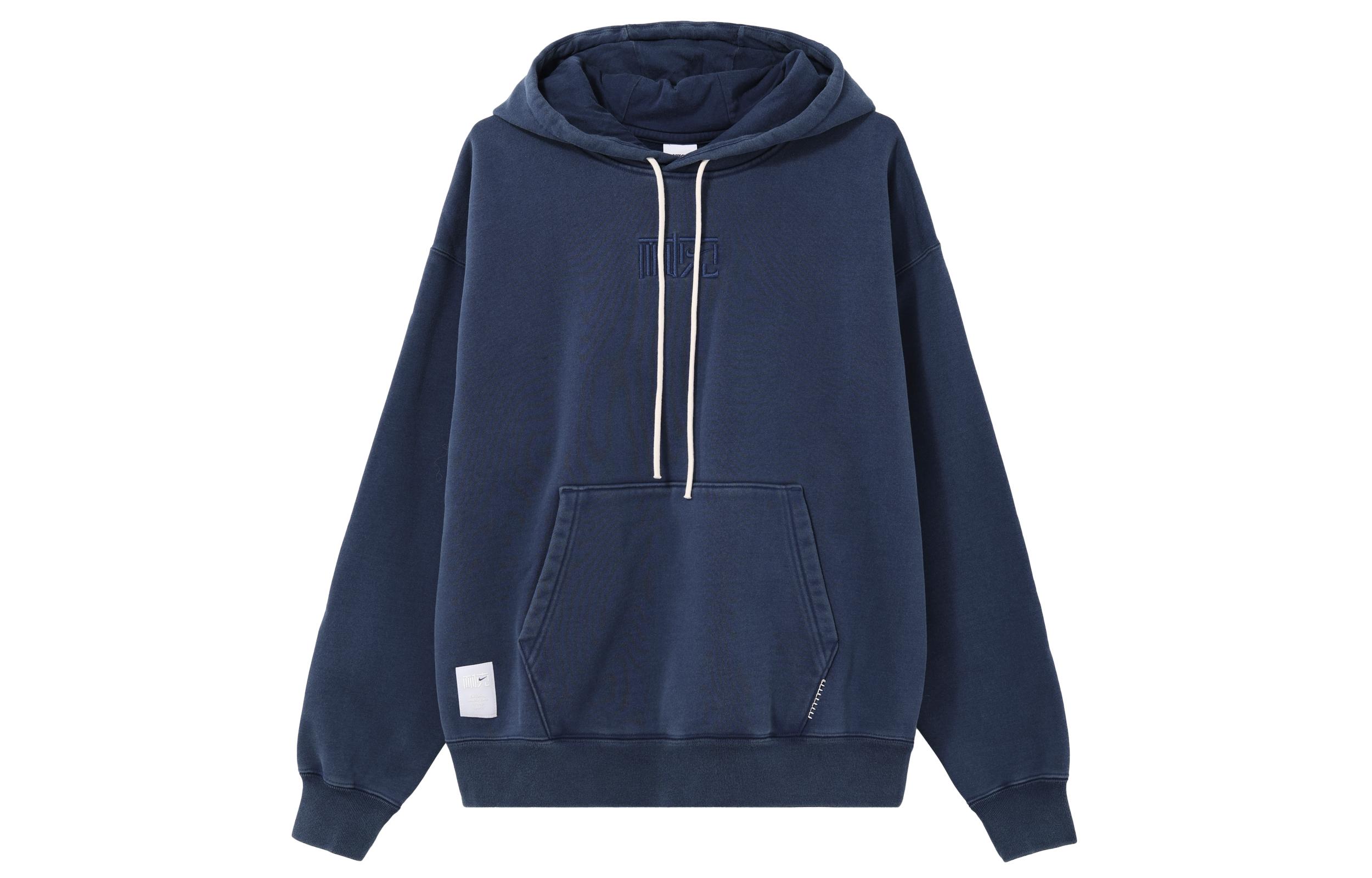 Nike NAI KE Cha Sweatshirts Men s Space Blue Hooded Moderate Regular DQ9311-492 S