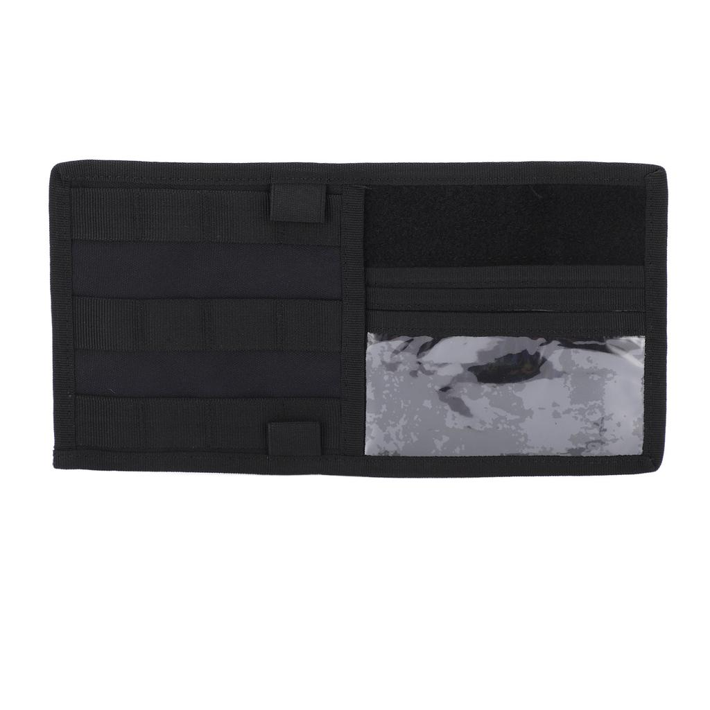 Vehicle Sun Visor Storage Bag Multifunctional Car Sun Visor Organizer for Most VehicleBlack