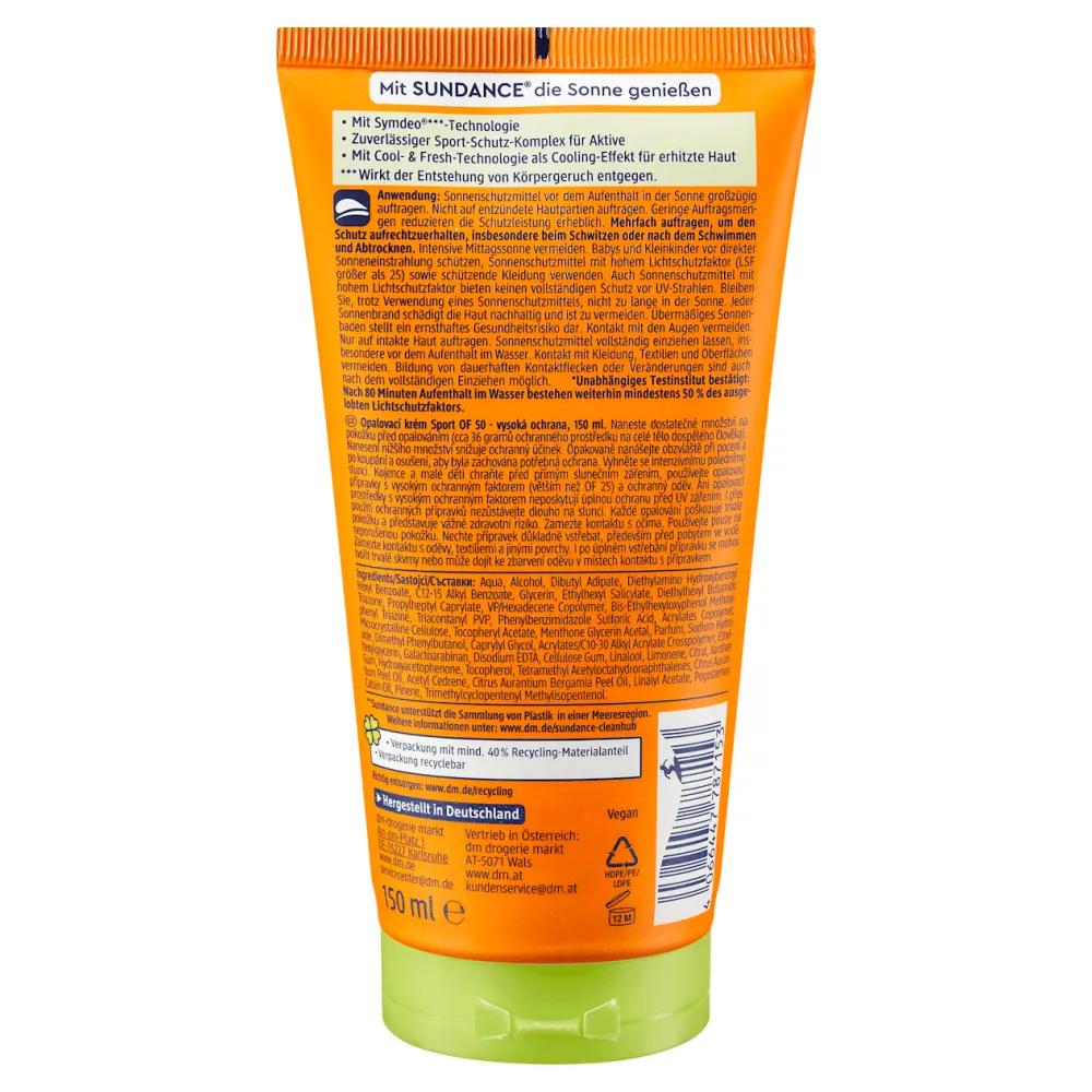 DM Sundance Sportcreme Gel LF50 150ml