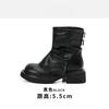 Maillard Pants Boots Women's Short Boots 2025 New Autumn British Style Brown Versatile Western Platform Martin Boots
