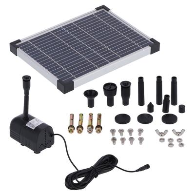 17V/10W Solar Water Pump No PlugIn DC Solar Powered Fountain for Fountain Fish Pond Aquarium