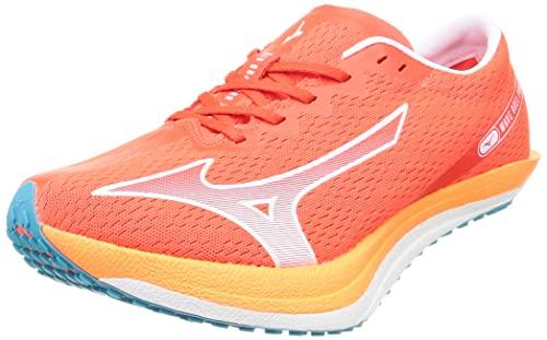 Mizuno Wave Duel PRO QTR Track and Field Shoes, Coral/Orange/Blue, Size 27.0 cm, 2E