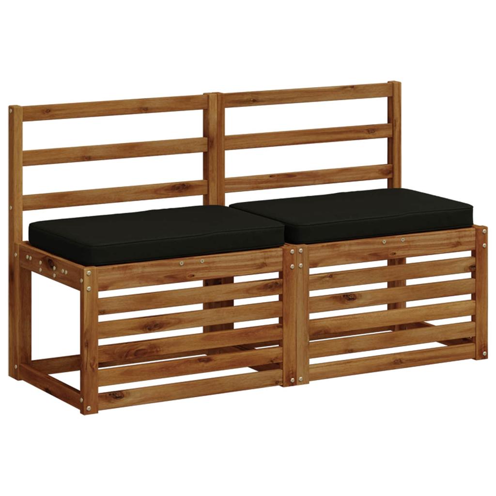 2 piece VUGHT Bench Cushions 100percent  Polyester Black