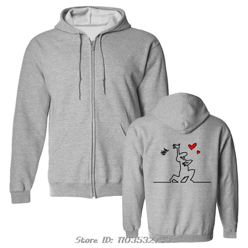 La Linea The Line Osvaldo Cavandoli TV New Men's Women Oversized Hoodie Fashion Cotton Pullover Hoody Clothing Oversized Tops