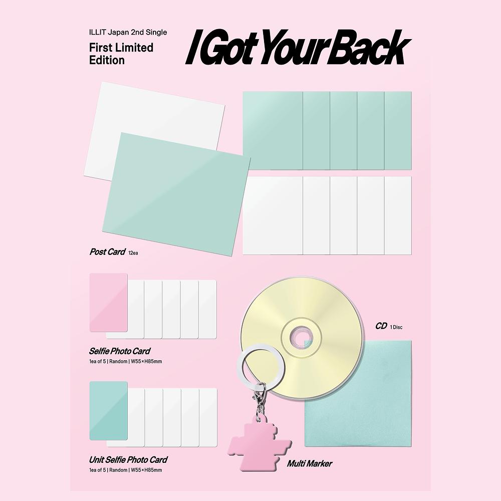Pre-order ILLIT Japan 2nd Single I Got Your Back Limited Edition & Weverse POB
