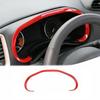 Car Center Console Dashboard Panel Cover 1PCS For Jeep Renegade 2016+ Bright Red