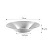 Stainless Steel Western Fruit Salad Stirring Bowl Round Dinner Plates Noodle Bowls Tableware Kitchen Tools