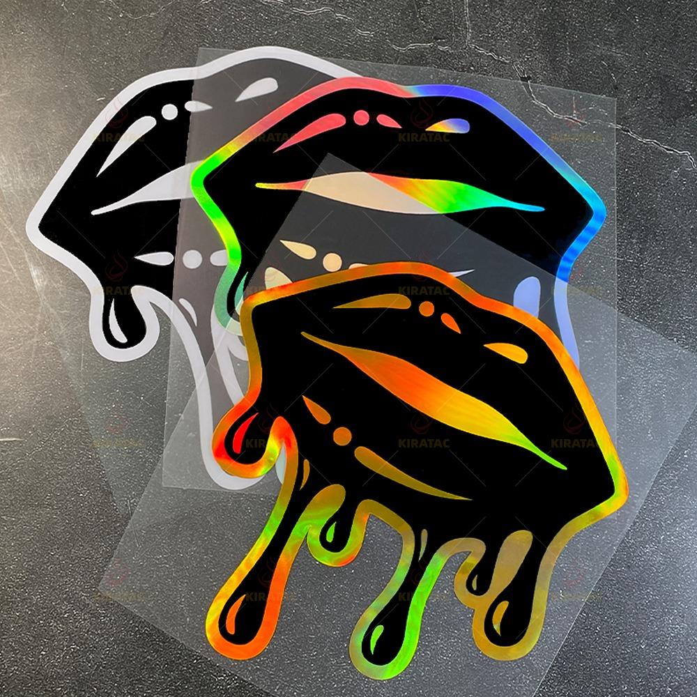 1PC Lips Multiple Colors Motocycle Stickers Waterproof for Helmet Fuel Tank Fairing Car Window Scooter Universal Vinyl Decals