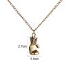 Fashion Gold Silver Balck Stainless Steel Chain Necklace Choker Boxing Glove Pendant