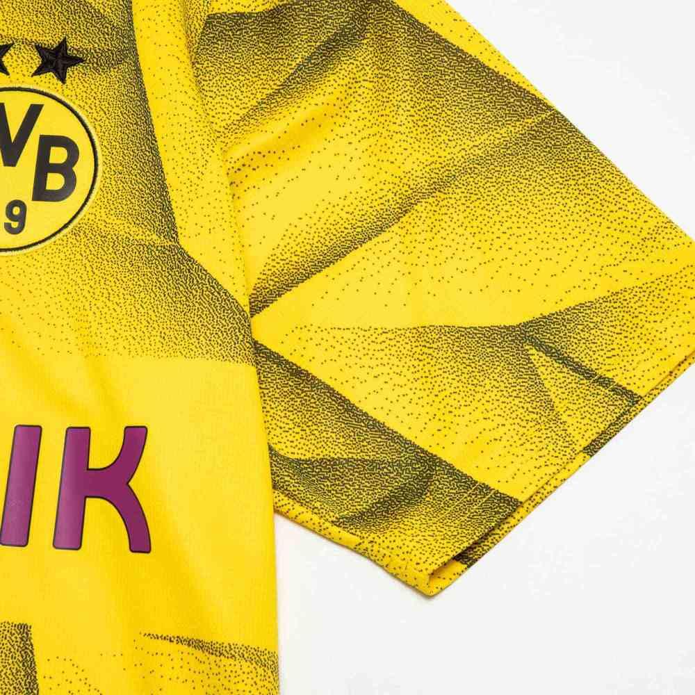 Puma Borussia Dortmund 2023/24 Season Third Replica Fan Edition Short Sleeve Jersey With Letter Logo Print Men Tops Cyber-Yellow 770618-03