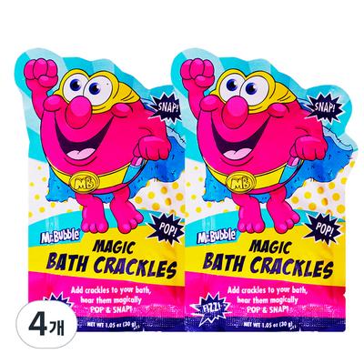 Senhor. Produtos de banho Bubble Bascrackles, sem perfume, 30g, 4 peças