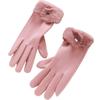 Thick Winter Gloves Windproof Women Mittens Cute Plush Gloves  Winter