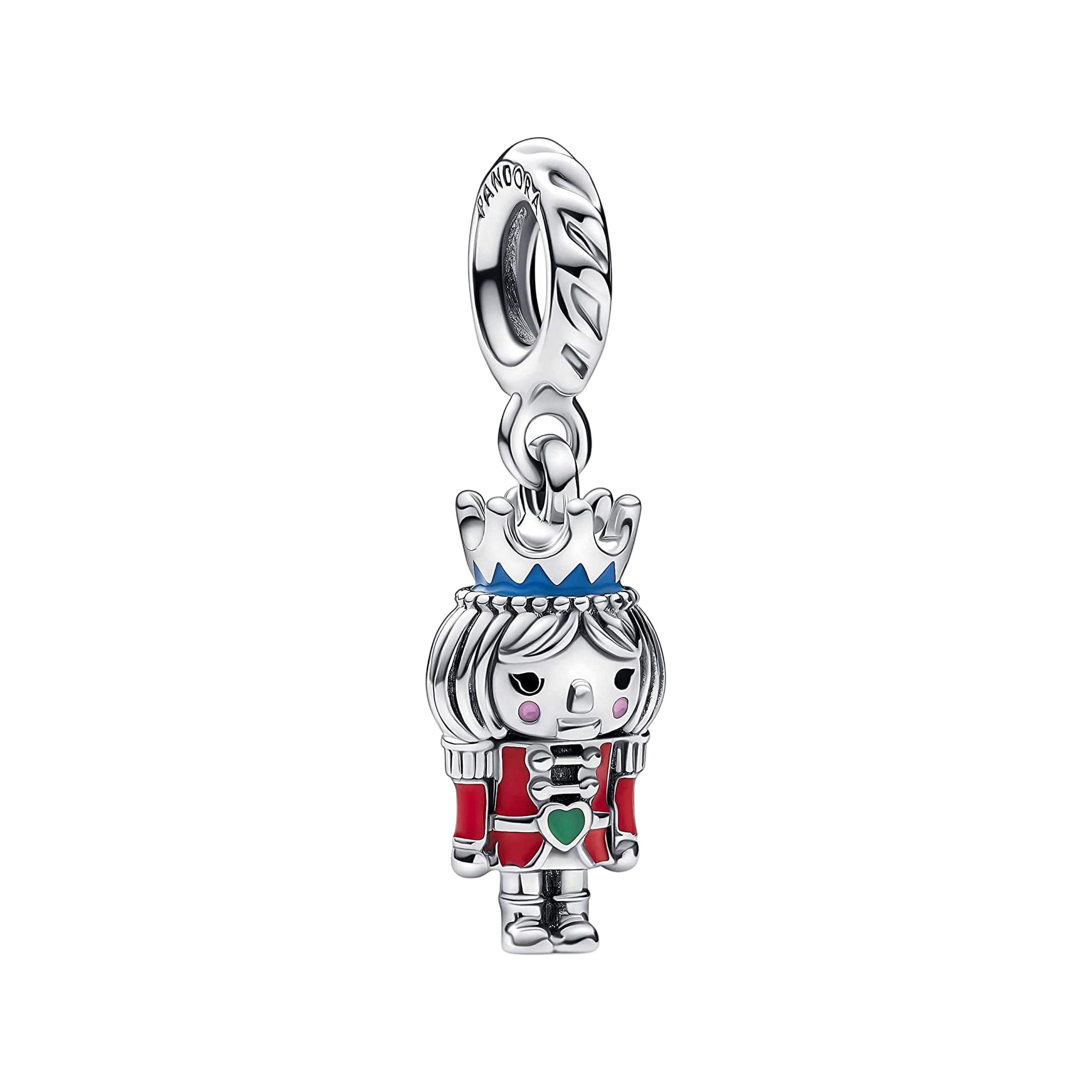Pandora Nutcracker Sterling Silver Enamel Pendant Women pendant 792331C01 Box