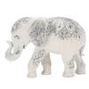 Elephant Figurine Resin Animal Statue Desktop Ornament Home Decor for Living Room Wine Cabinet