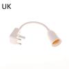 1Pc Us Plug To E27 Lamp Base Conversion Led Light Wall Flexible Lamp Holder Converter With Switch Led Head Bulb Socket
