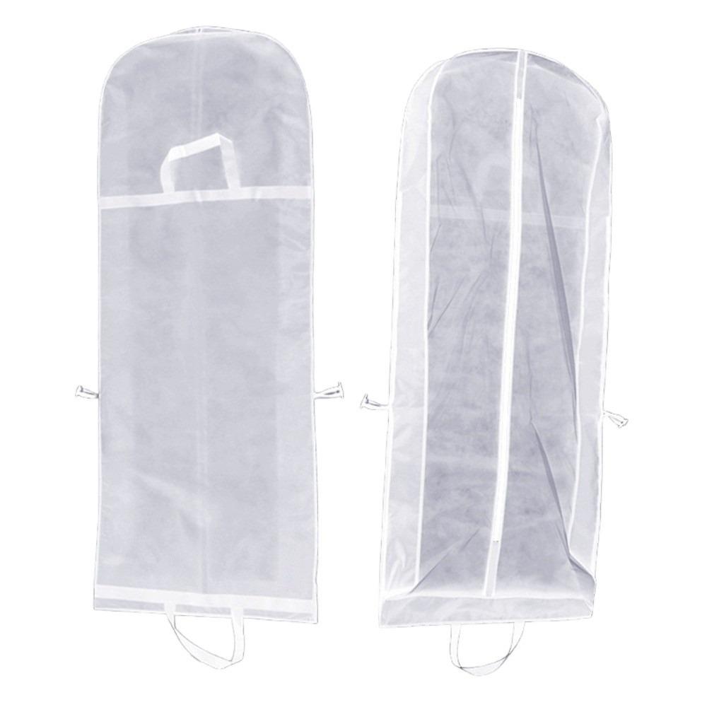 Zipper Formal Dress Dust Cover Hanging Design Foldable Clothes Storage Bag  Jacket