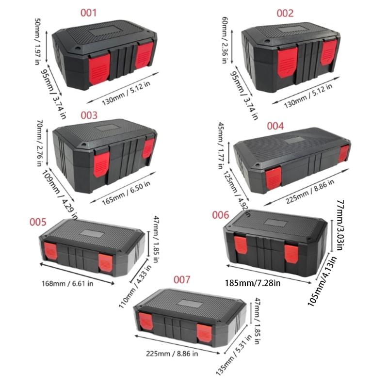 Compactly Protective Case Offering Excellent AntiScratch Properties Tool Box for Electronic Devices in Harsh Environments