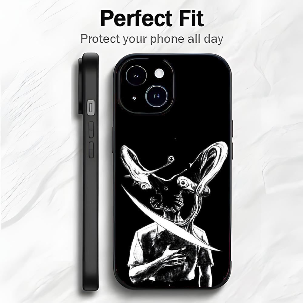 Sharp Dark Korean Movie P-Parasite Phone Case Phone Case Soft Packaging Lightweight For iPhone17 16 15 14 13ProMax