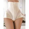 High-Waisted Zipper Women's Tummy Control Summer Thin Sexy Breathable Butt Lifting Plus Size Panties