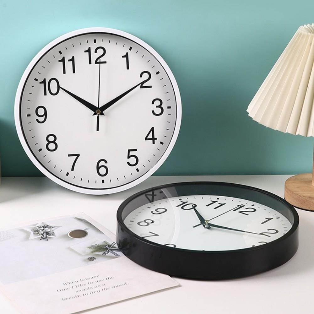 Easy-to-read Wall Mounted Clock Battery Operated Hanging Clock New Round Wall Clocks Living Room