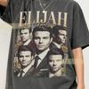 Elijah Mikaelson Shirt: 90s Retro Streetwear, Worn-In Graphic Tee