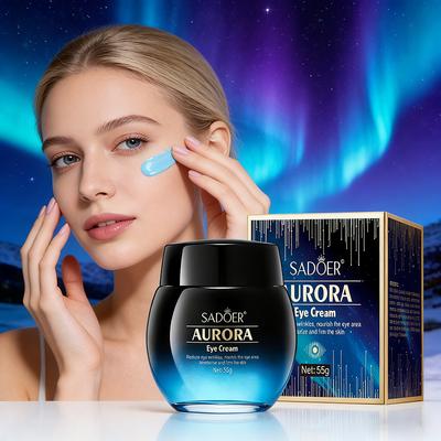 SADOER Aurora Moisturizing Eye Cream Anti Dark Circle Remove Eye Bags Anti-aging Anti Wrinkles Eyes Contour Eyes Skin Care
