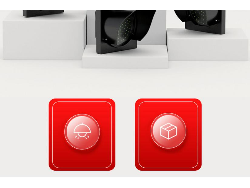 Explosion-proof LED Red-Green Traffic Signal Light for Motor Vehicles