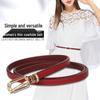 In Stock: Women's Genuine Leather Slim Belt - Decorative Korean Style Waist Chain, Versatile Fashion Accessory