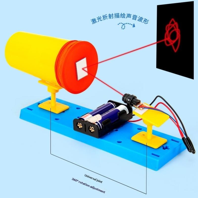 1 Set Teaching Experiment Props Diy Acoustic Imaging Device Fun Science Experiment Technology Toys Hand Assembled Models