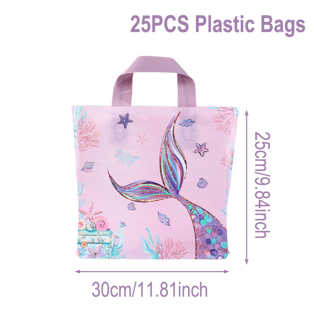 Zestaw naczyń jednorazowych Syrenka Talerze papierowe Kubki Mała Syrenka Dekoracje na przyjęcie urodzinowe Dziewczęce Baby Shower Artykuły imprezowe