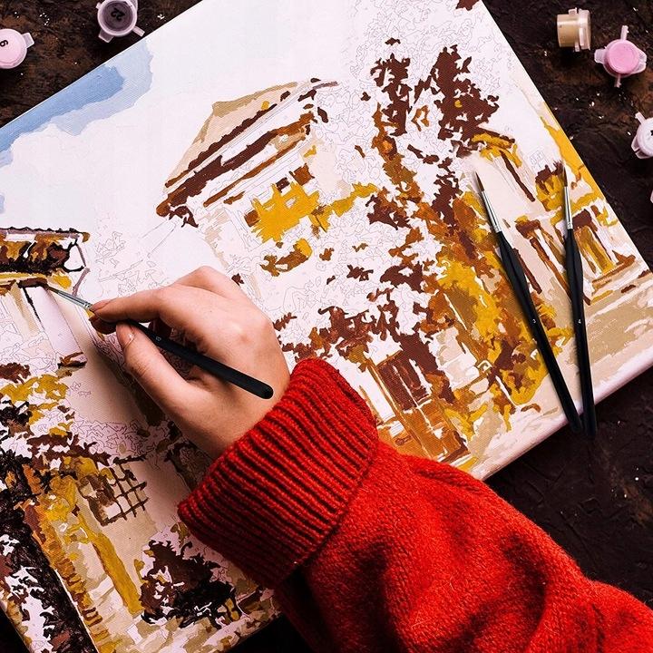 PĘDZLE PRECYZYJNE MALARSKIE DO SZCZEGÓŁÓW I DETALI ARTYSTYCZNE ZESTAW 11szt