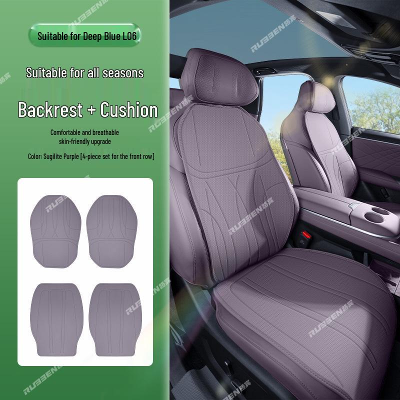 

Lubing Dark Blue Nappa Leather Universal Car Seat Cushion with Breathable Ventilation - All-Season S05/S07/L06 No Specification