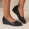 Mocassini Sneakers da Donna Taglie Forti con Punta Acuta e Tacco a Zeppa - Primavera 2024