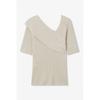 VOV Unbalance Rib Knit Pullover 7156350001