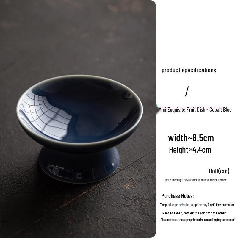 Nordic Ceramic High-Foot Dessert Plate