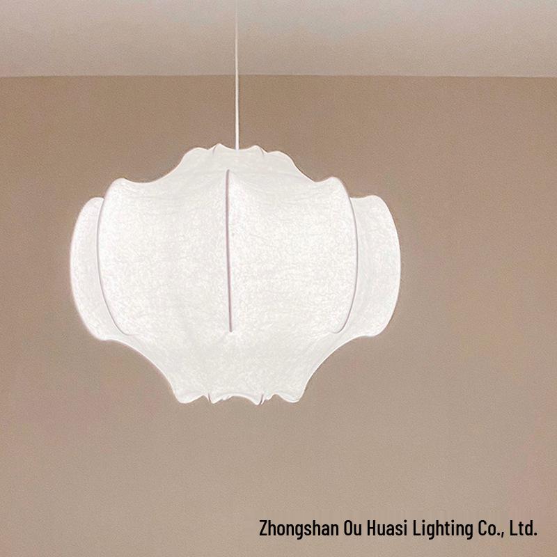 Nordic Minimalist Italian Silk Pendant Lamp for Living Room, Dining Room, Bedroom, and Villa