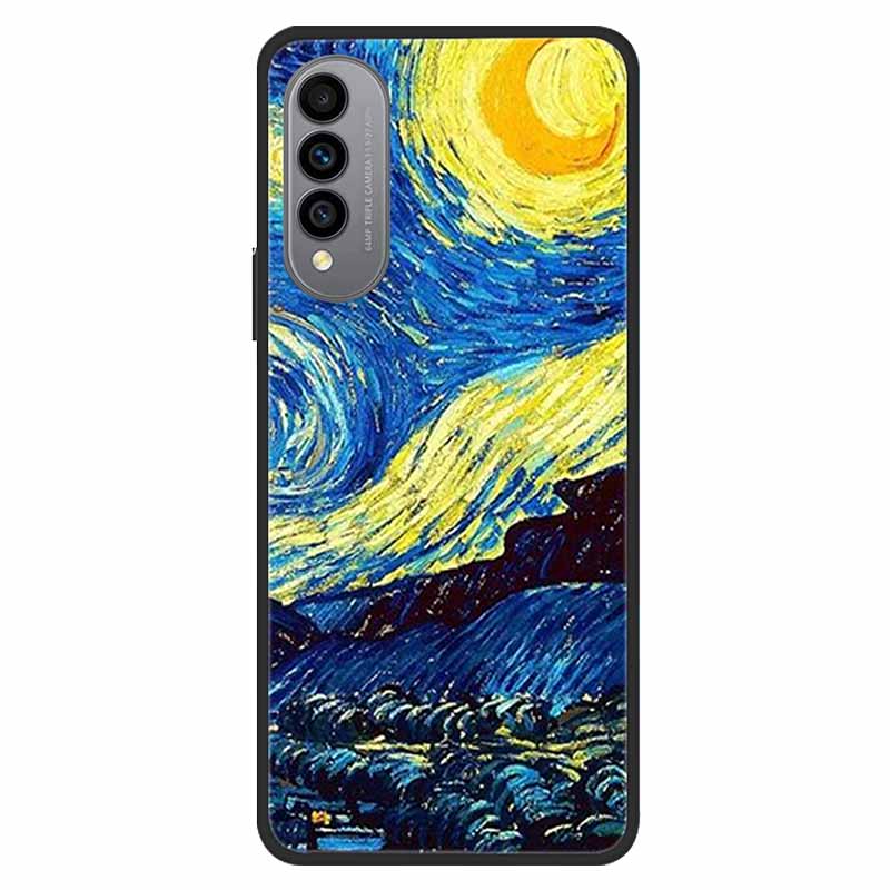 For WIKO T50 Case T 50 Soft silicone TPU Back Cover For Wiko T50 W-P861-01 W-P861-02 Phone Case WikoT50 Black Protective Painted