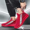 Nuove scarpe sportive casual traspiranti in rete intrecciata a maglia estiva per la corsa, taglie grandi, scarpe da ginnastica