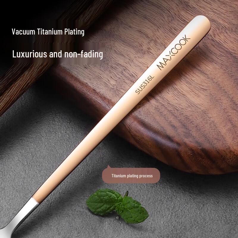Mei Chu Łyżka ze stali nierdzewnej 316L i zestaw drewnianych pałeczek