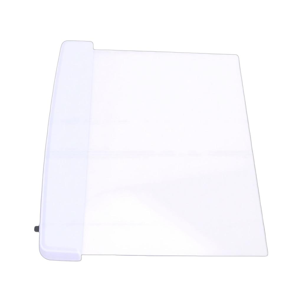 Flat Book Light Night Reading Clear LED Full Page Panel Plate Lamp for Students Book Lovers White